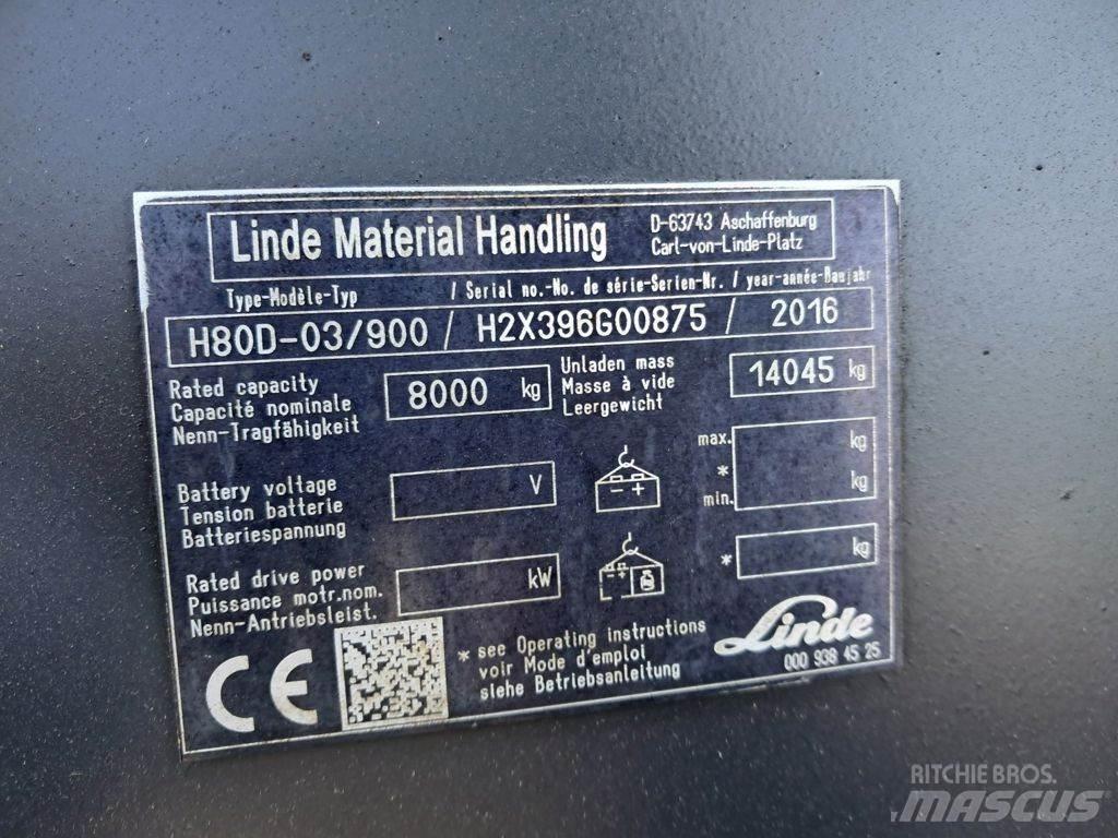 Linde H80D-03/900 Dieselstapler