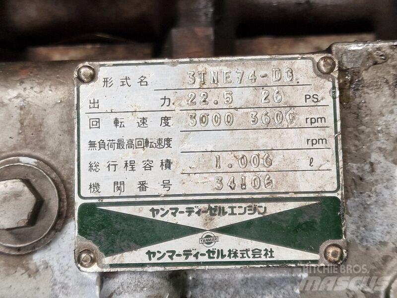 Yanmar 3TNE74-DG Motoren