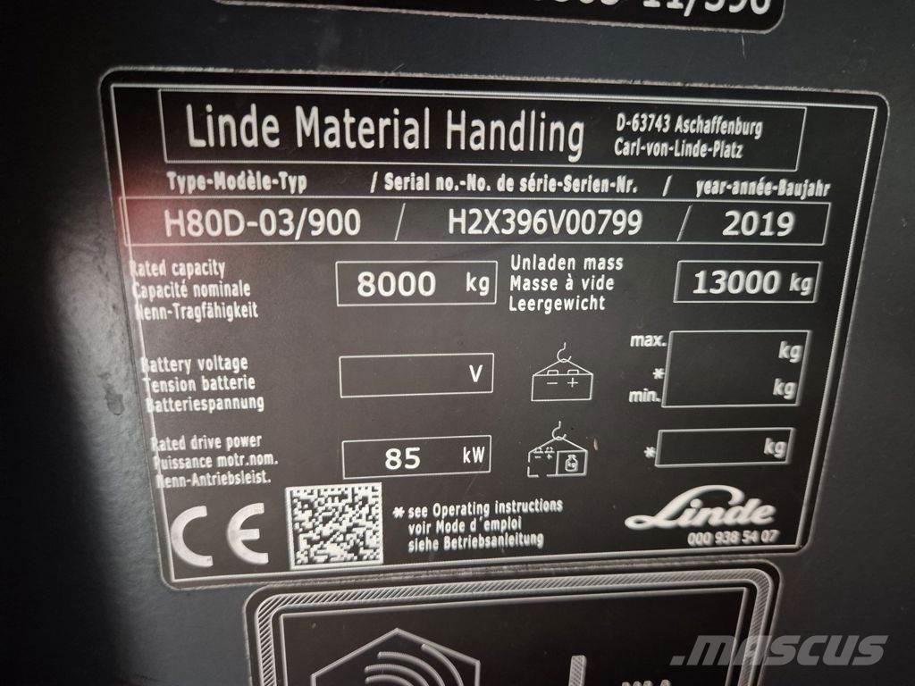 Linde H80D-03/900 Dieselstapler
