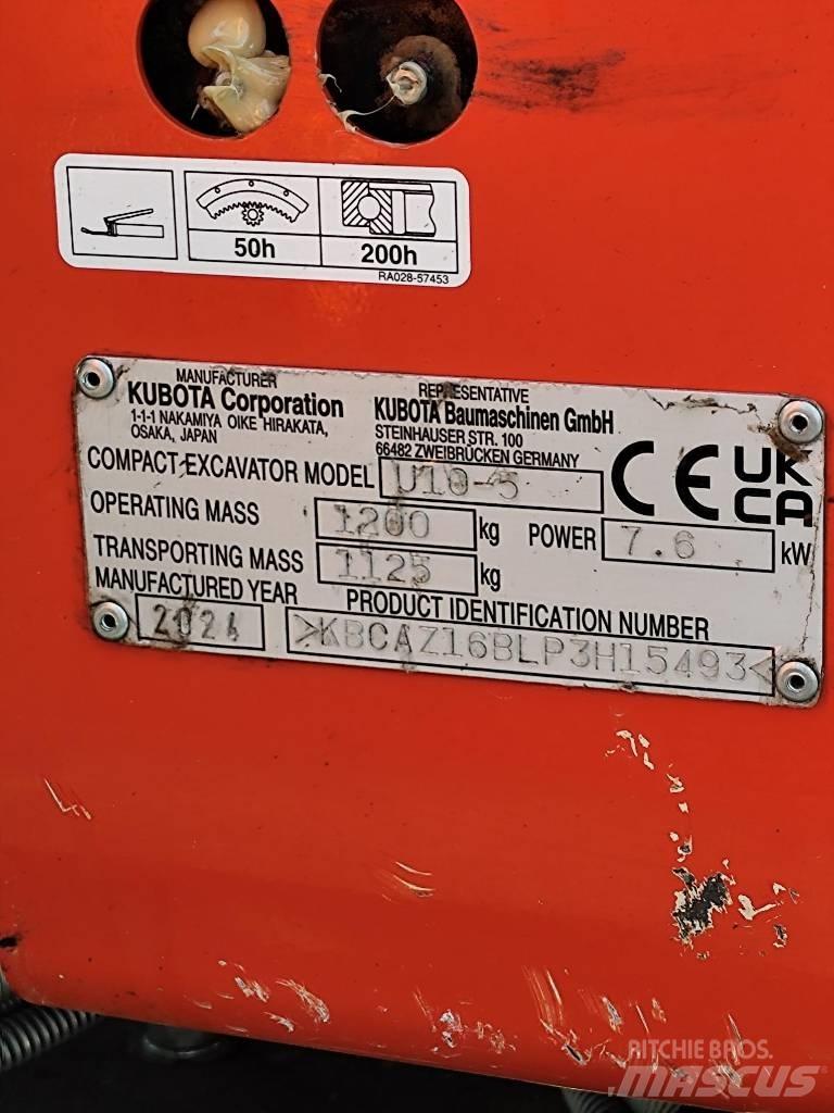 Kubota U 10 Minibagger < 7t