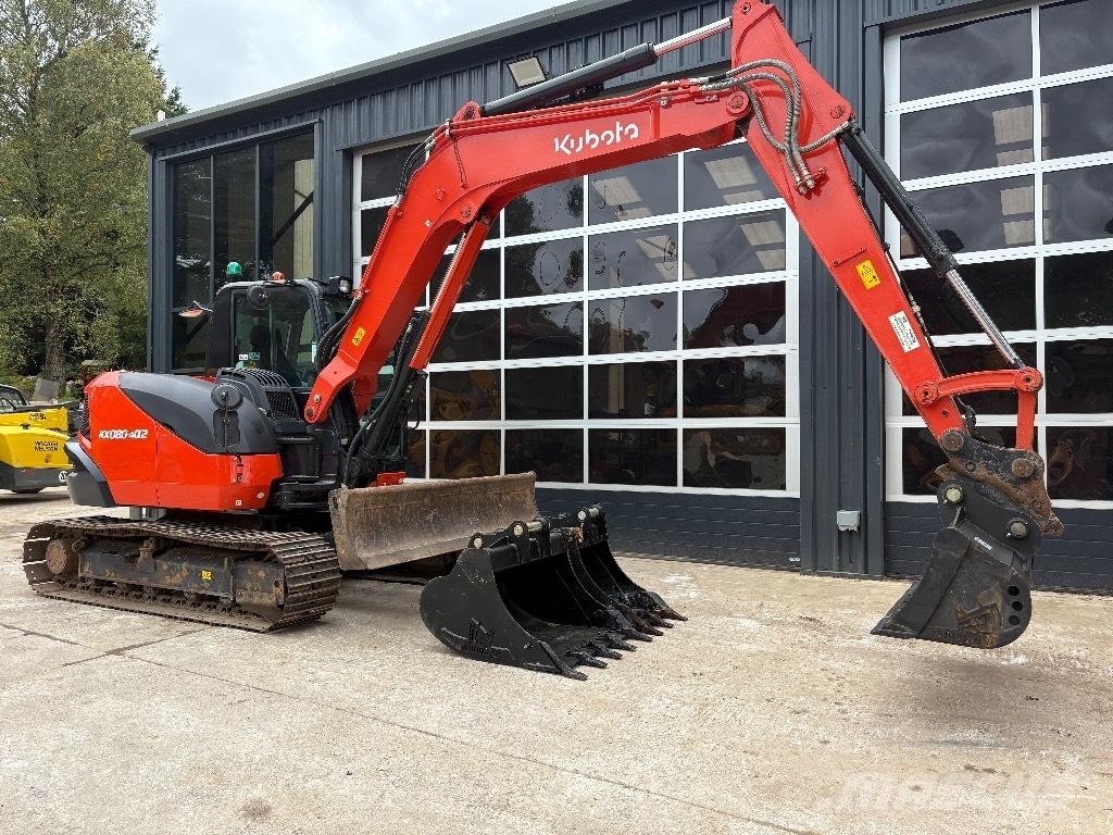 Kubota KX 080 Midibagger  7t - 12t