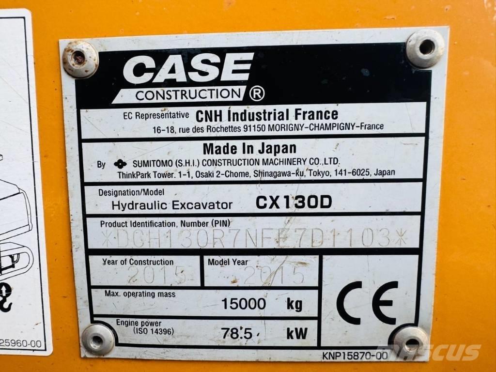 CASE CX 130 D Raupenbagger