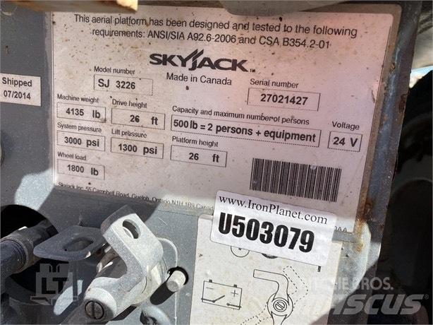 SkyJack SJ III 3226 Scheren-Arbeitsbühnen
