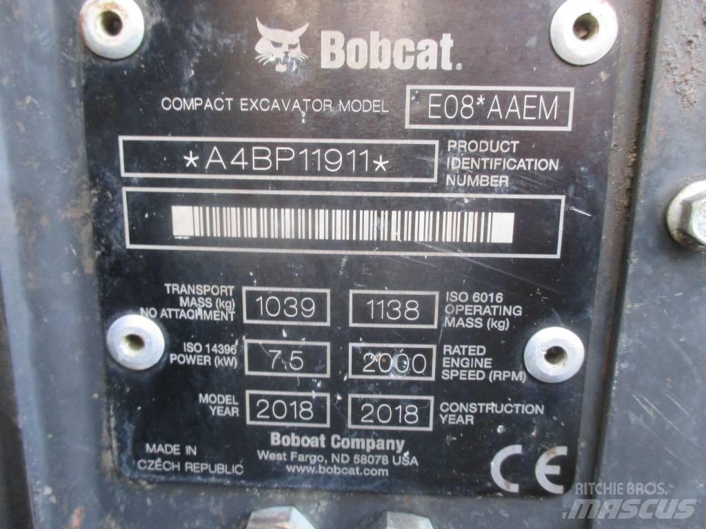 Bobcat E 08 Minibagger < 7t