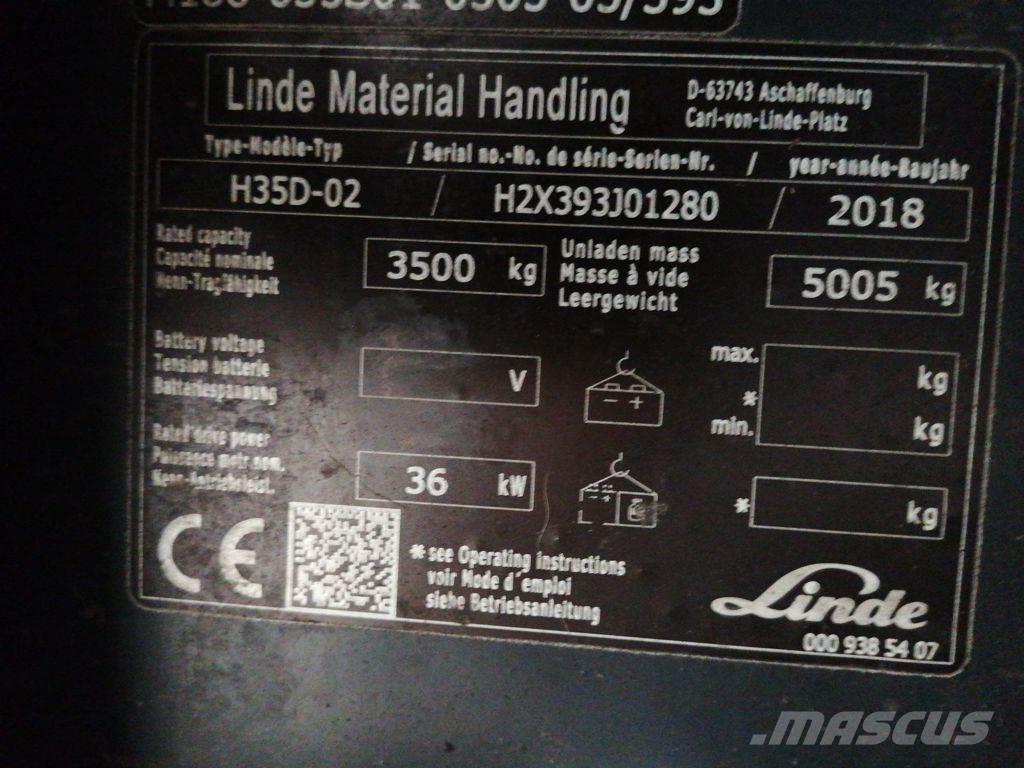 Linde H35D-02 Dieselstapler