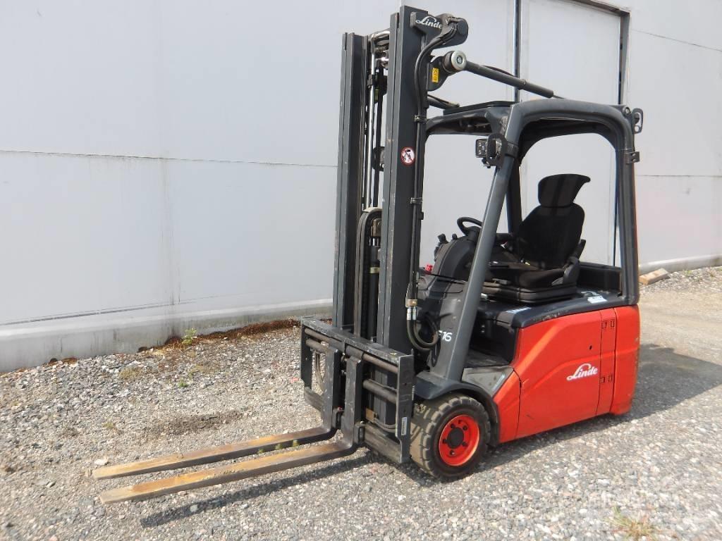 Linde E 16 Elektrostapler