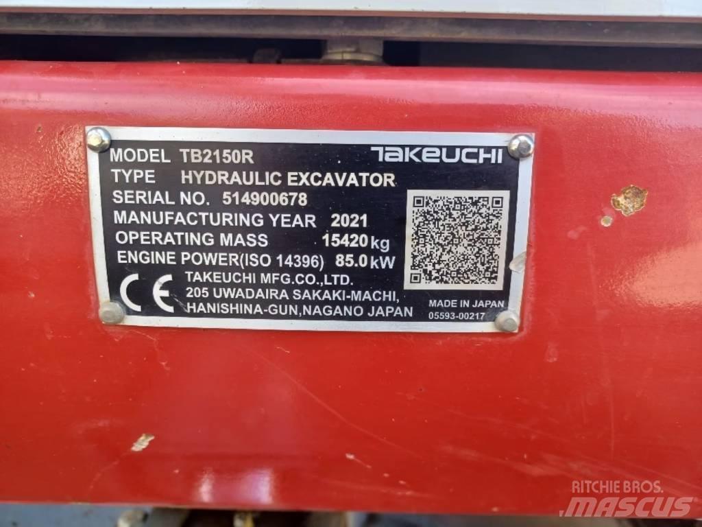 Takeuchi TB 2150 R Raupenbagger