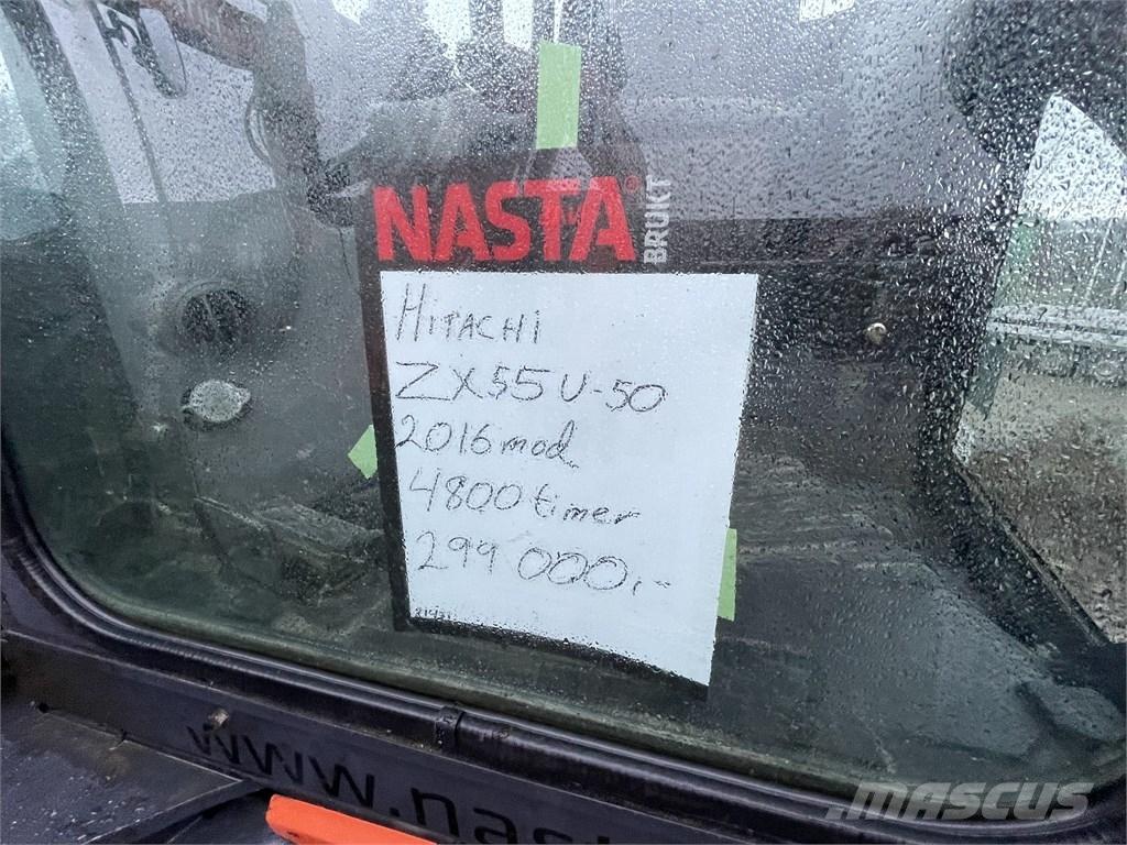 Hitachi ZX55U-5 Minibagger < 7t