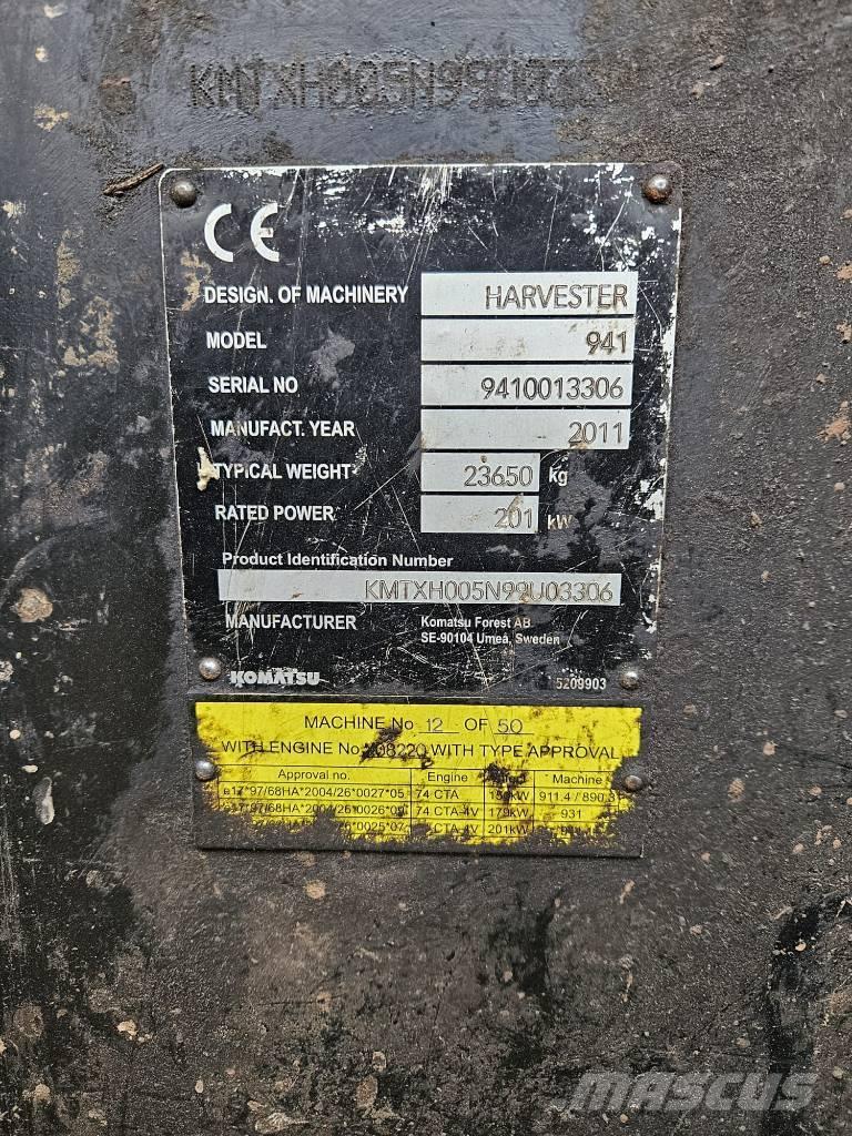 Komatsu 941 Harvester