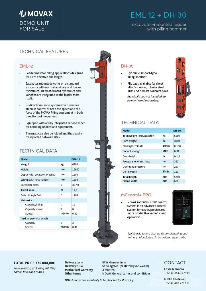 Movax EML-12 & DH-30 Hammer / Brecher