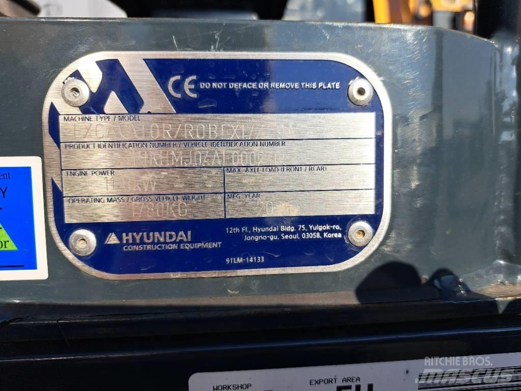 Hyundai R17Z-9AK Minibagger < 7t