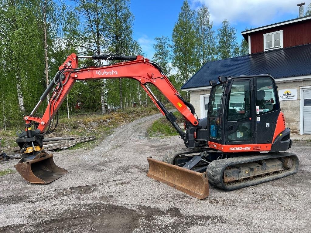 Kubota kx080-4a2 Midibagger  7t - 12t