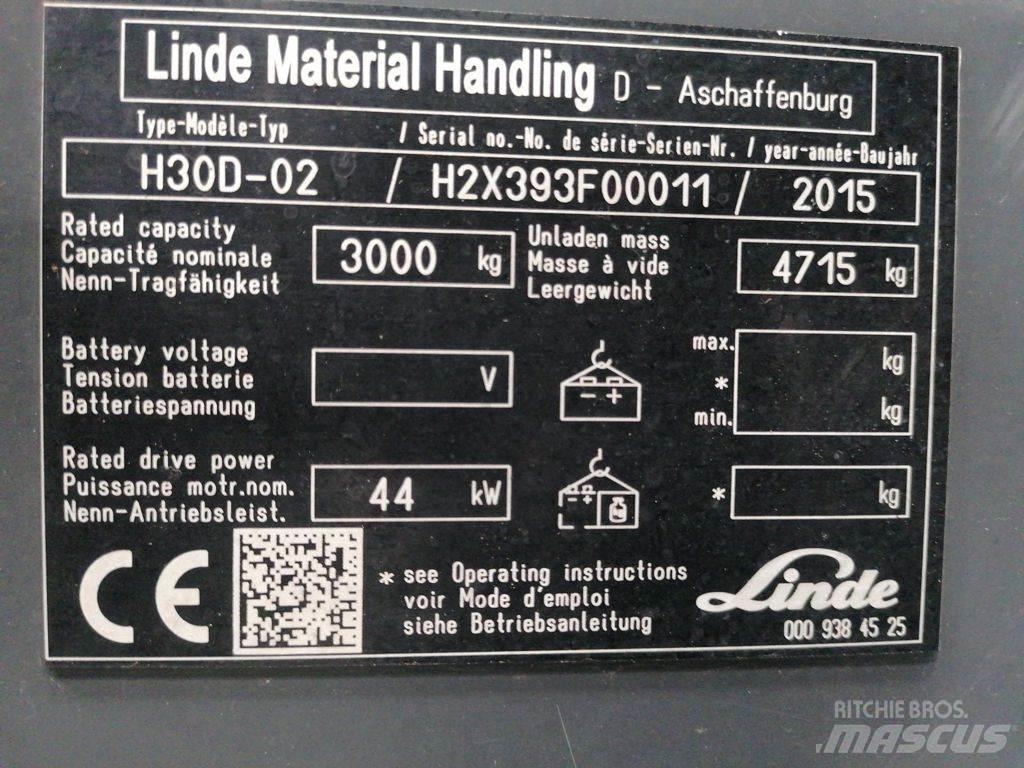 Linde H30D-02 Dieselstapler