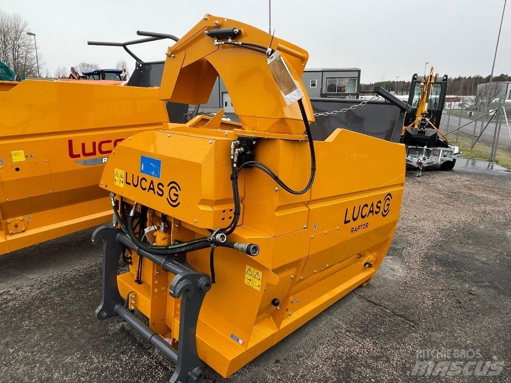Lucas Raptor Ballenschredder, -schneider und -wickler