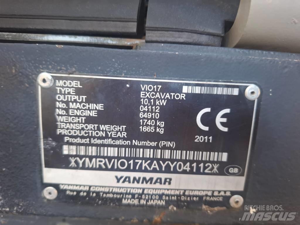 Yanmar Vio 17 Minibagger < 7t