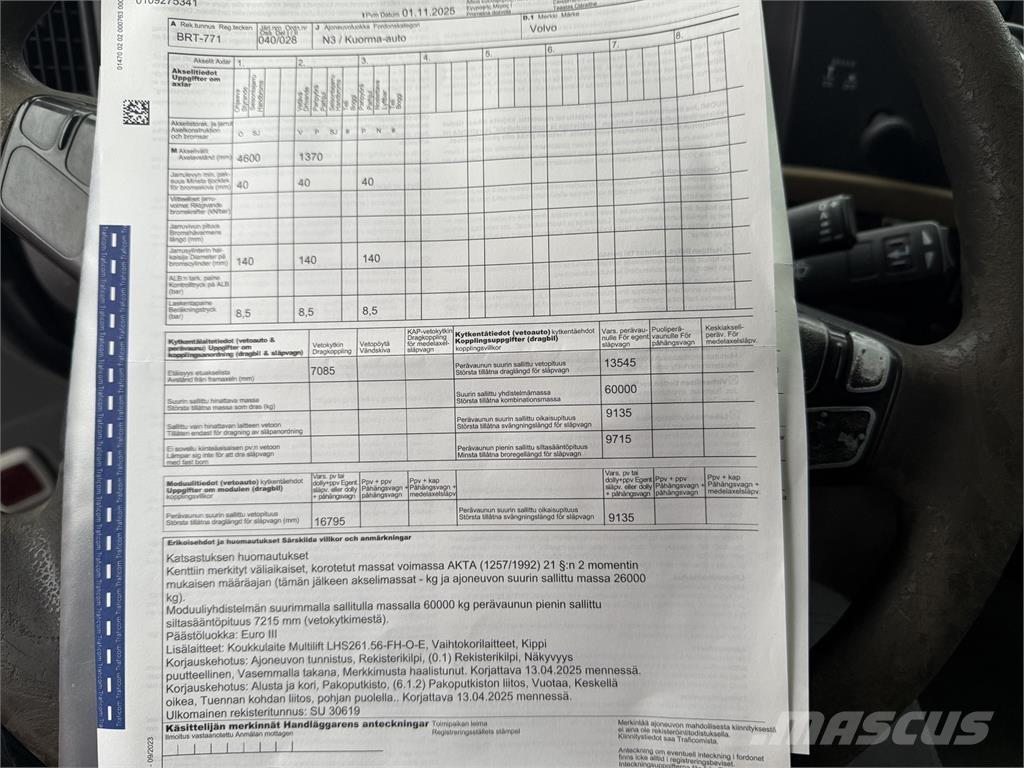 Volvo FH 520 6X2 Abrollkipper