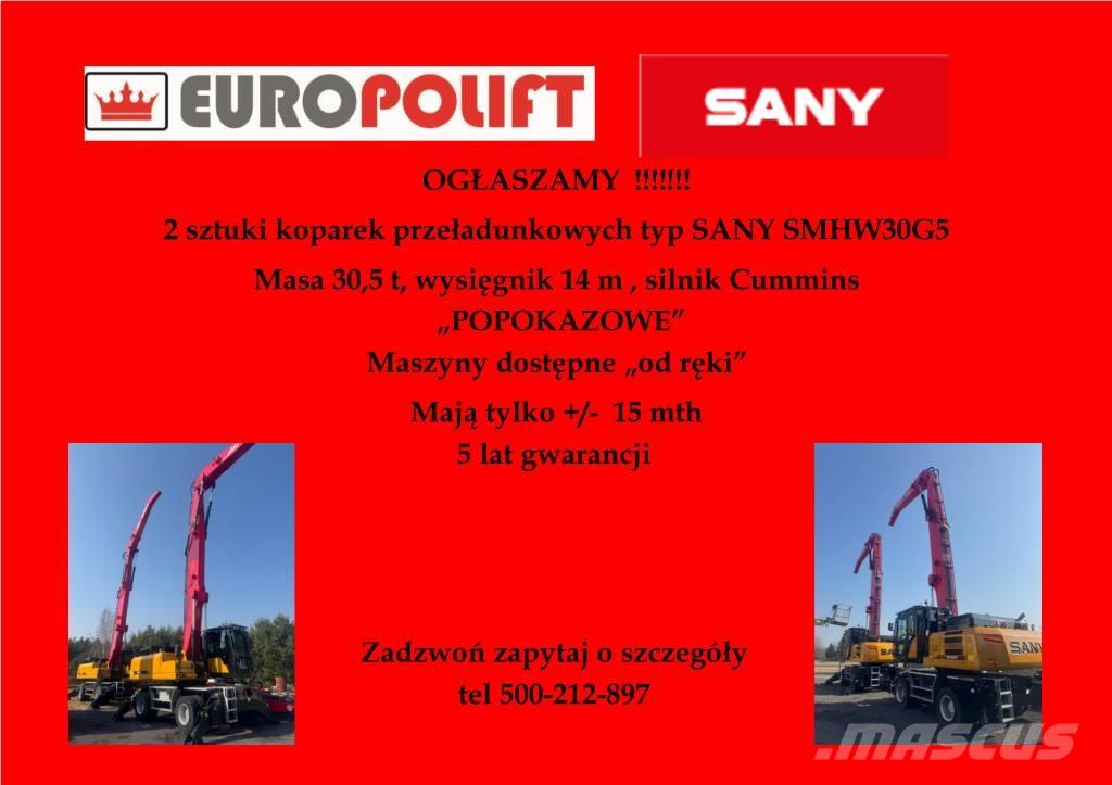 Sany SMHW 30 G5 Materialumschlag