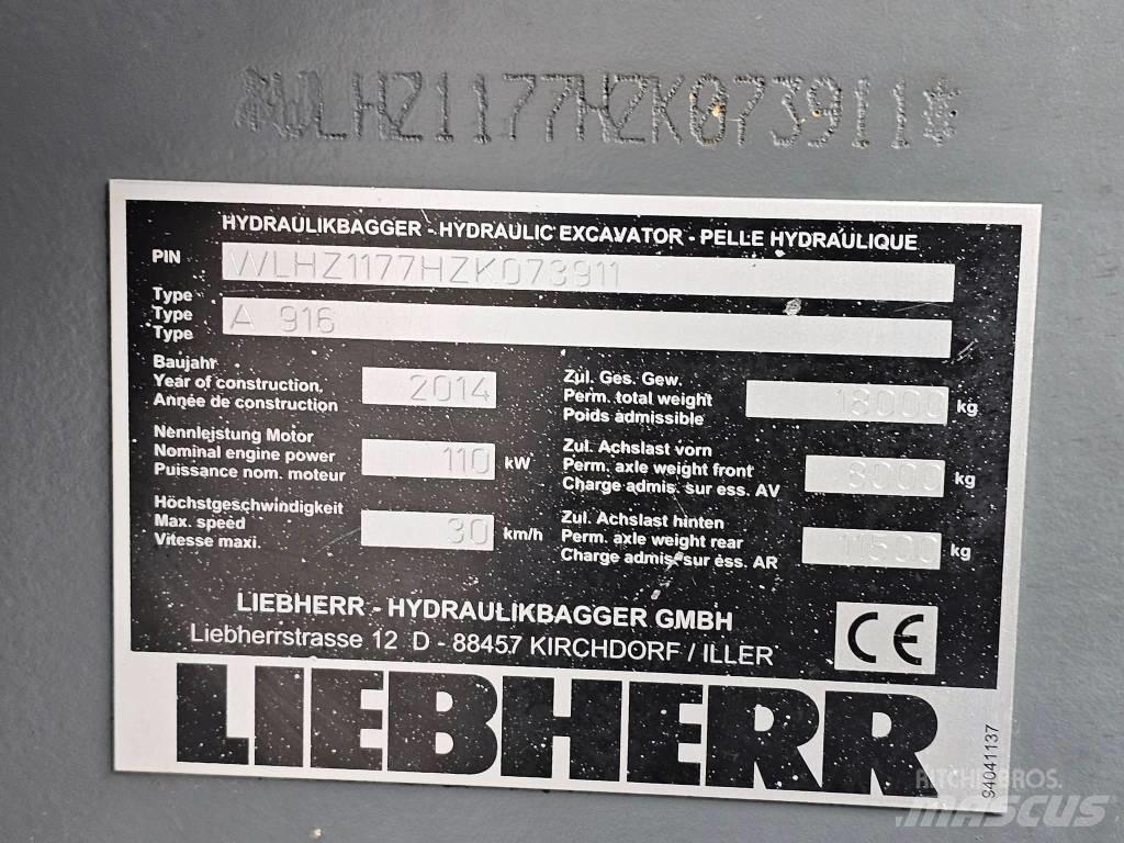 Liebherr A 916 Mobilbagger