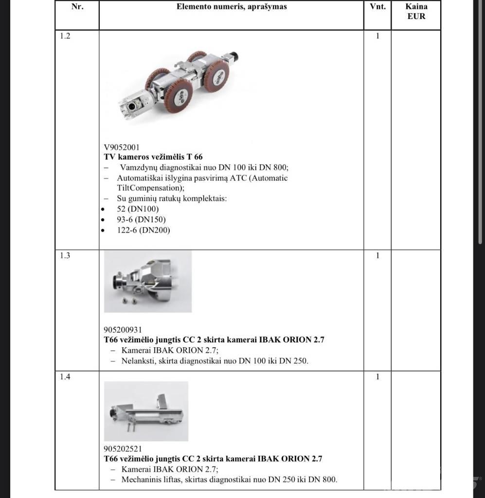  IBAK T66 Instrumente, Mess- und Automatisierungsausrüstung