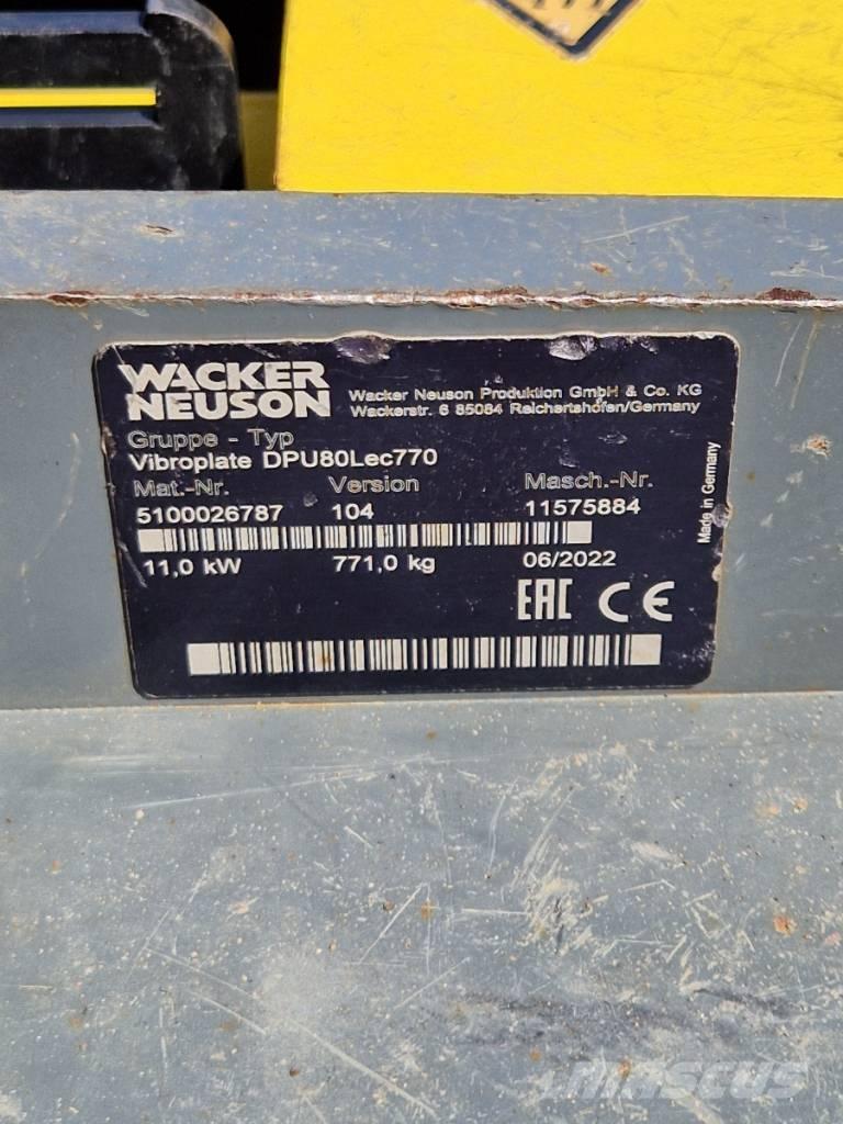 Wacker Neuson DPU 80 Vibrationsgeräte