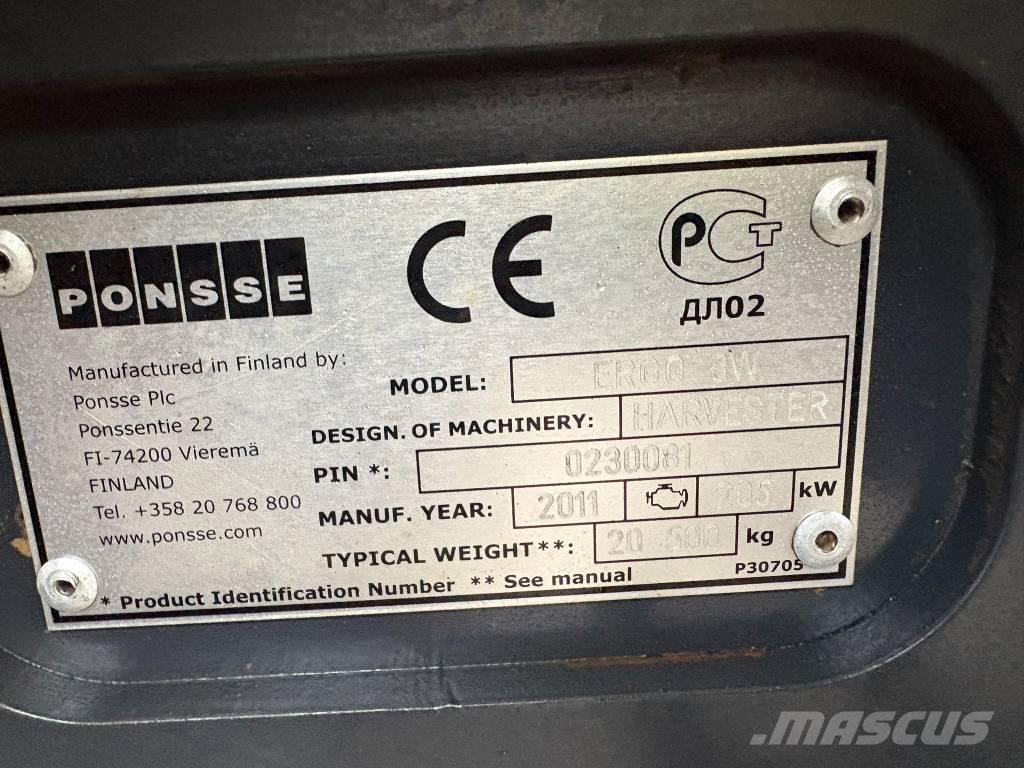 Ponsse Ergo 8W Harvester