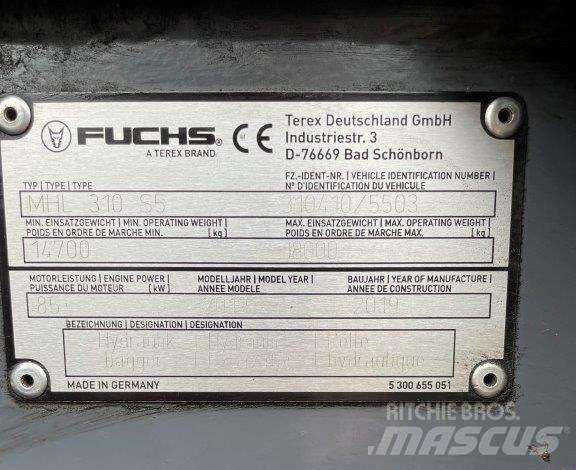 Fuchs MHL310F Materialumschlag