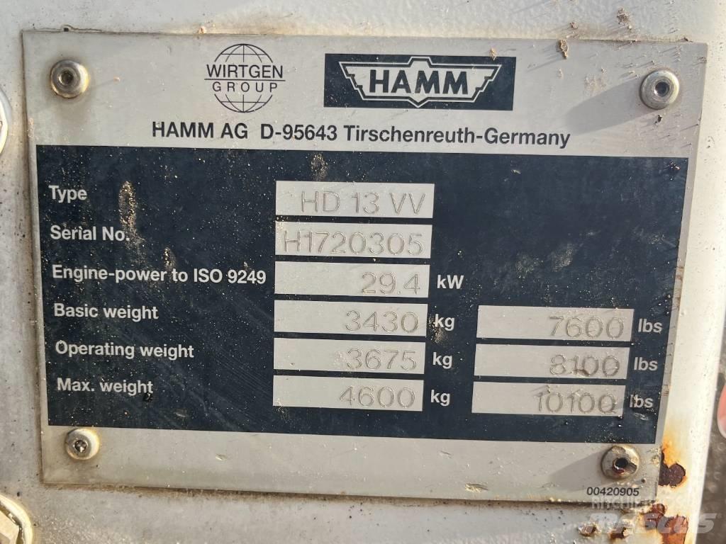 Hamm HD 13 VV Tandemwalzen