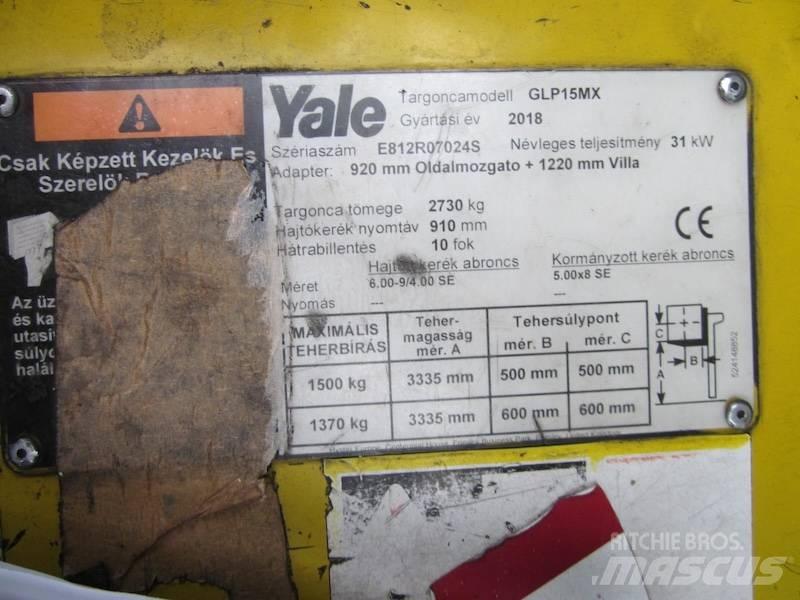 Yale GLP15MX Gasstapler