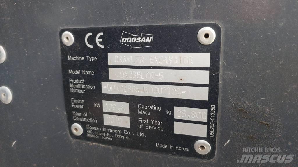 Doosan DX235LCR-5 Raupenbagger