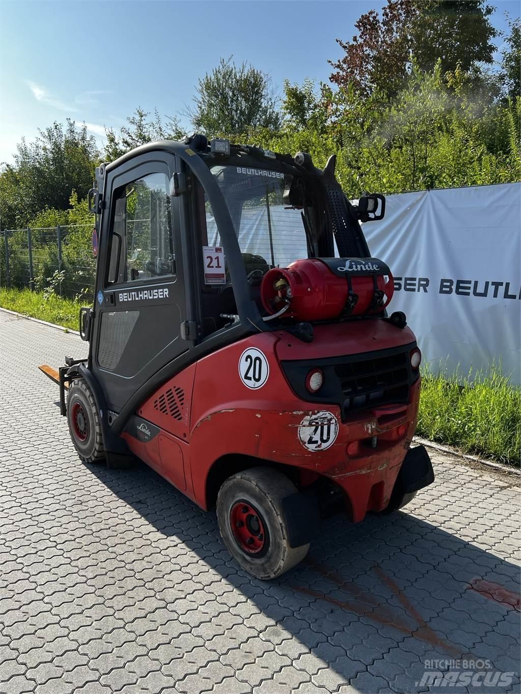 Linde H25T/600 Gasstapler