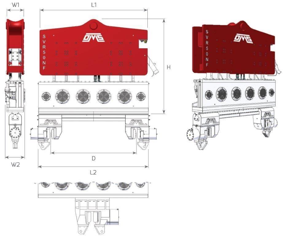  SVR 50NF Vibrationsramme
