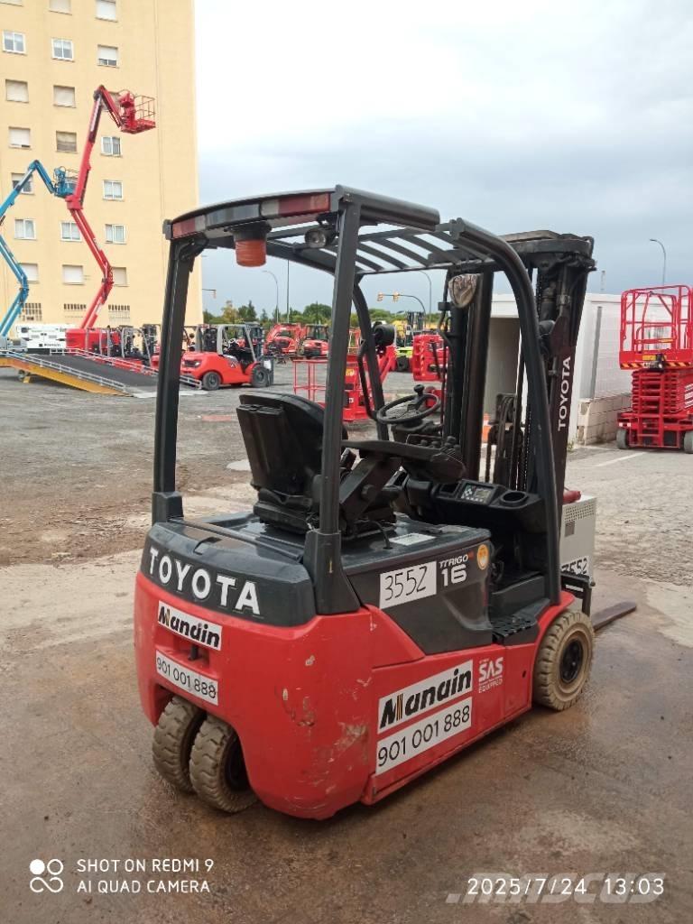 Toyota 8FBE16T Elektrostapler