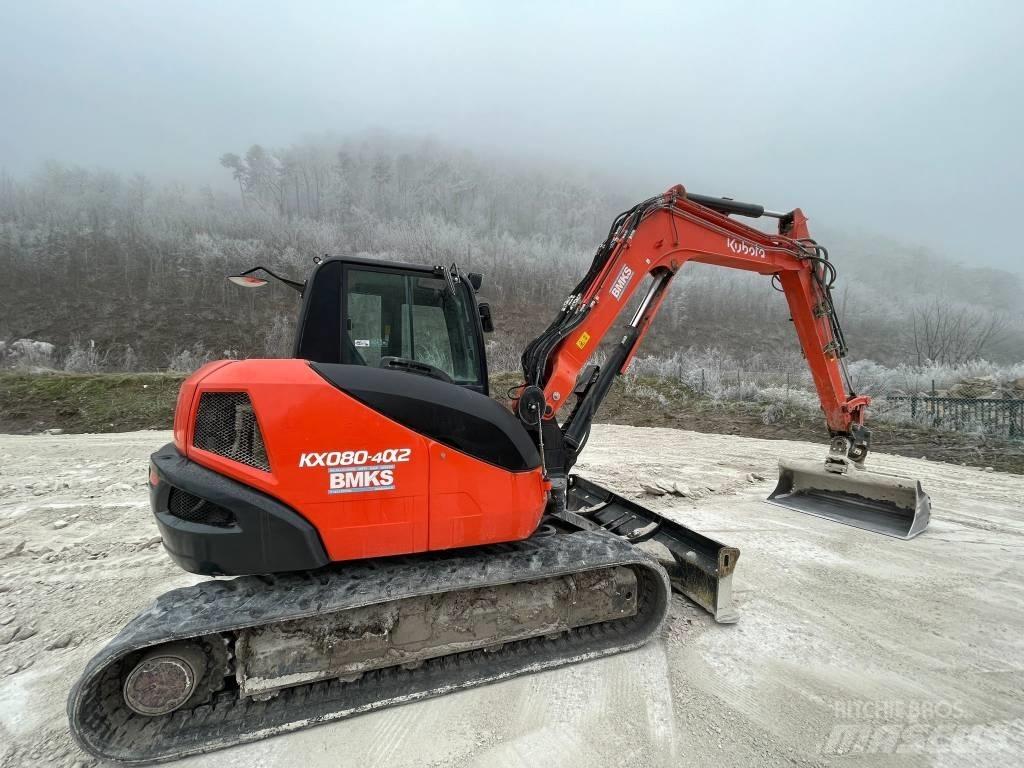 Kubota KX 080-4a2 Midibagger  7t - 12t