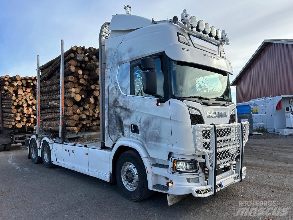Scania R 650 Holztransporter