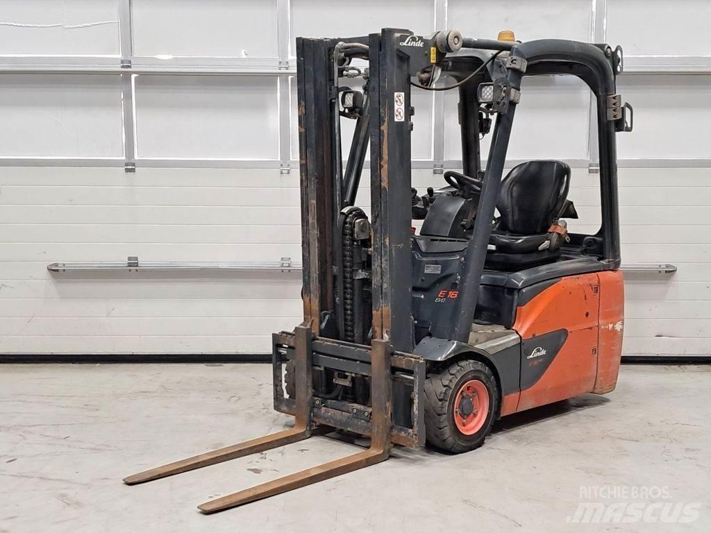Linde E16C-03 Elektrostapler