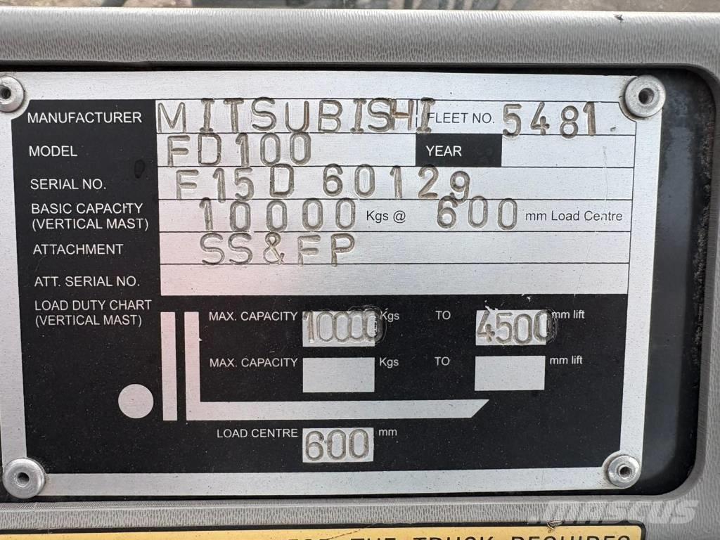 Mitsubishi FD 100 Dieselstapler