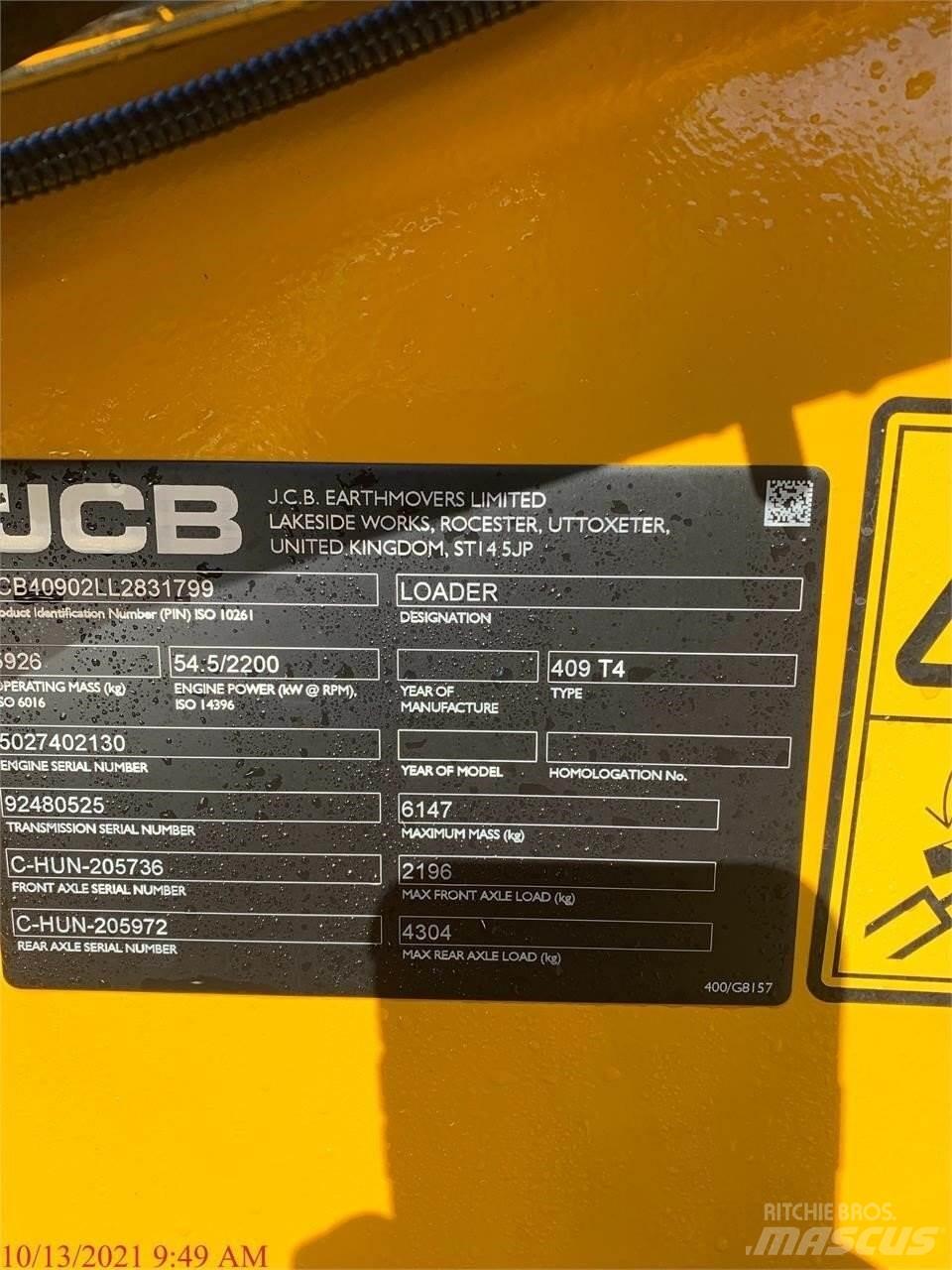JCB 409 Radlader