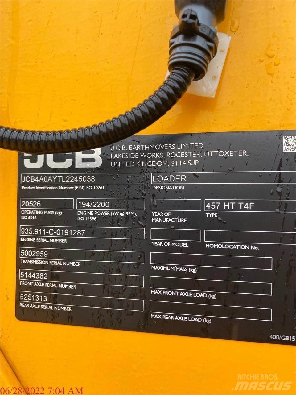 JCB 457HT Radlader