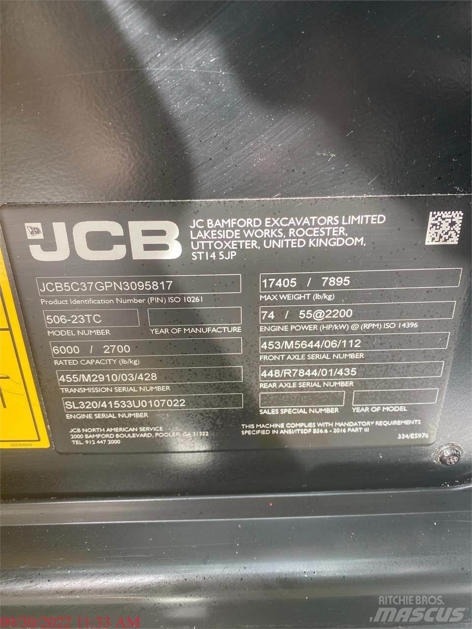 JCB 506-23TC Teleskoplader
