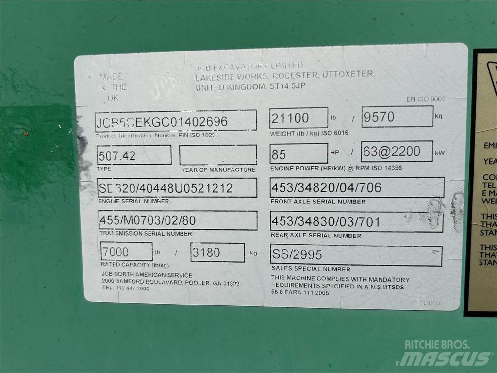 JCB 507-42 Teleskoplader