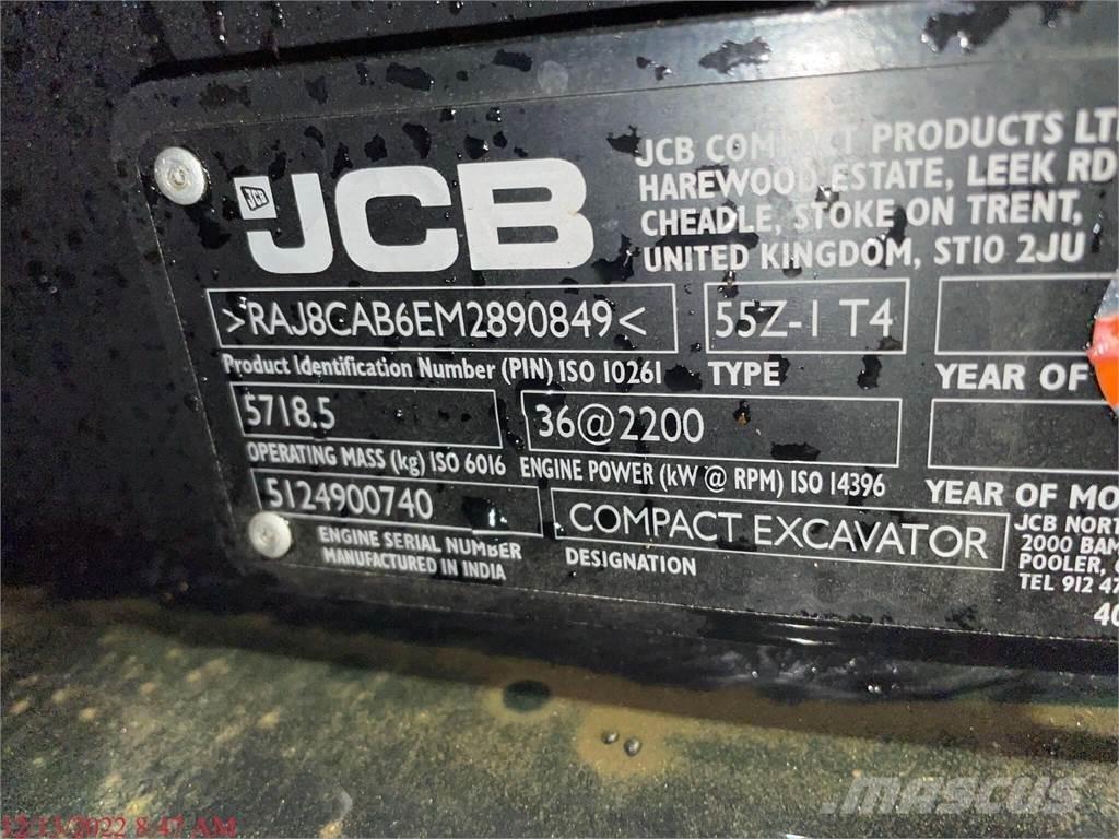 JCB 55Z-1 Minibagger < 7t
