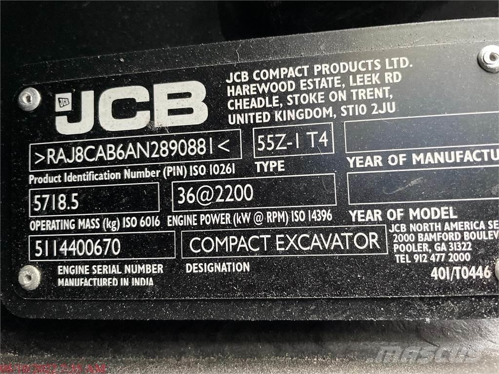 JCB 55Z-1 Minibagger < 7t