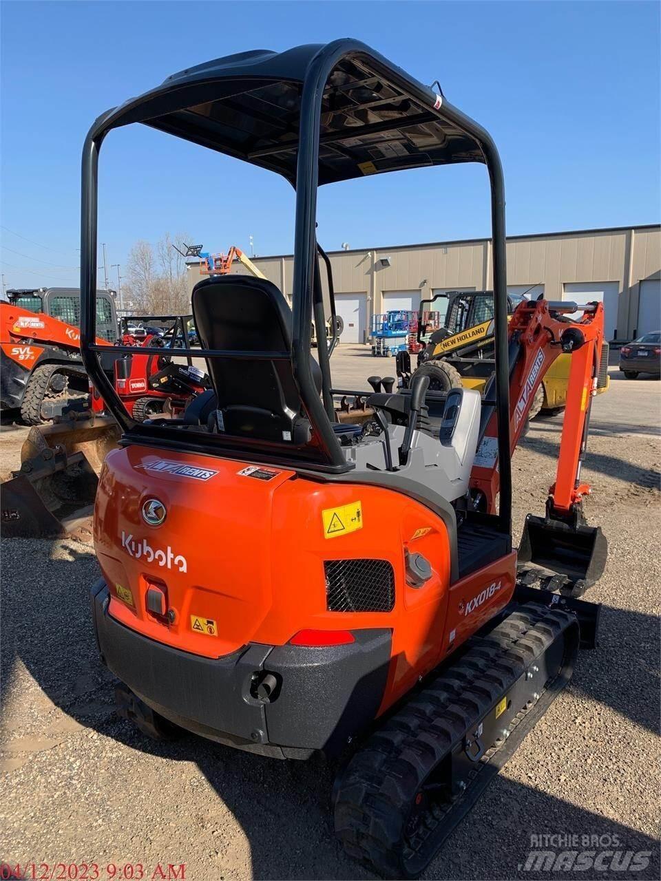 Kubota KX018-4 Minibagger < 7t