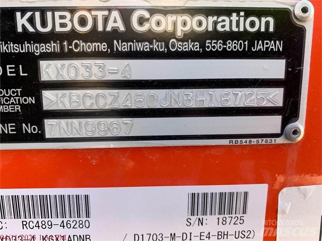 Kubota KX033-4 Minibagger < 7t