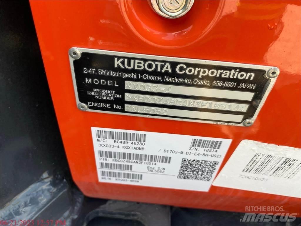 Kubota KX033-4 Minibagger < 7t