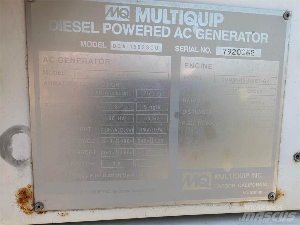 MultiQuip 150 KVA Andere Generatoren