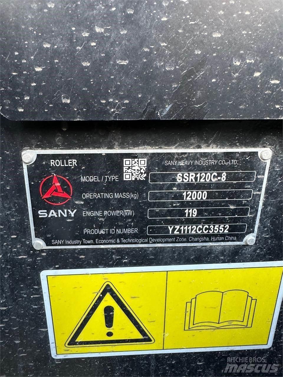 Sany SSR120C-8 Tandemwalzen