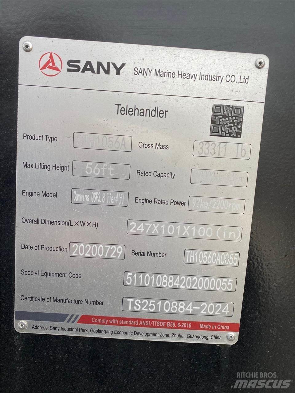 Sany STH1056A Teleskoplader
