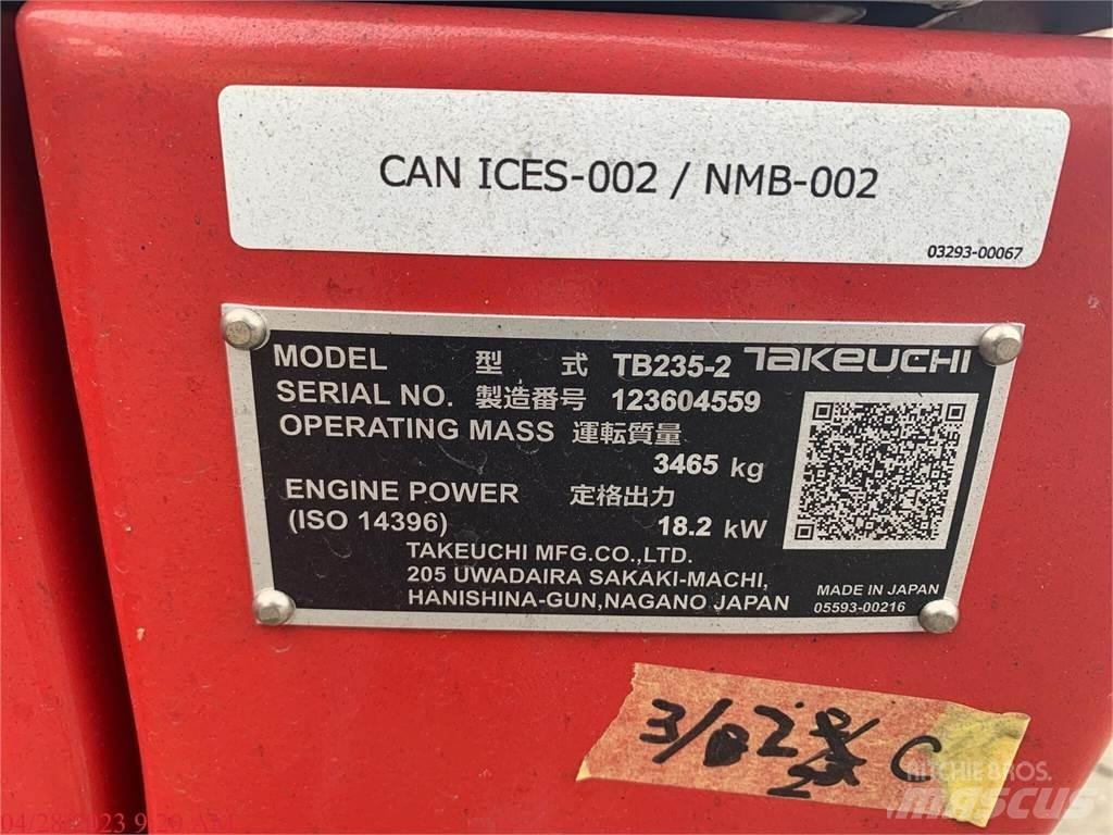 Takeuchi TB235-2 Minibagger < 7t