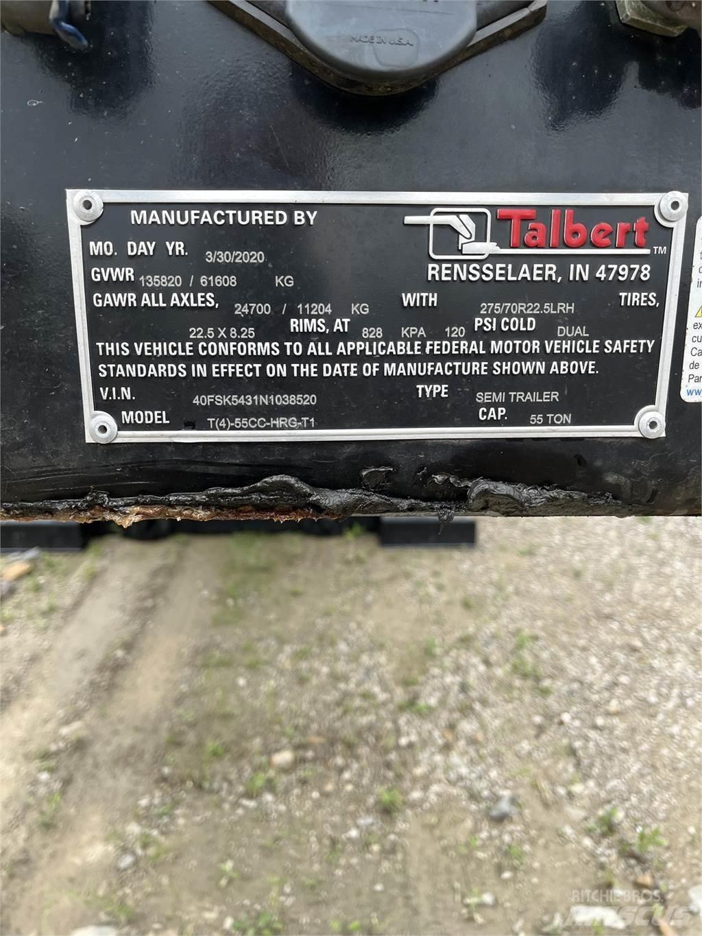 Talbert  Tieflader-Auflieger